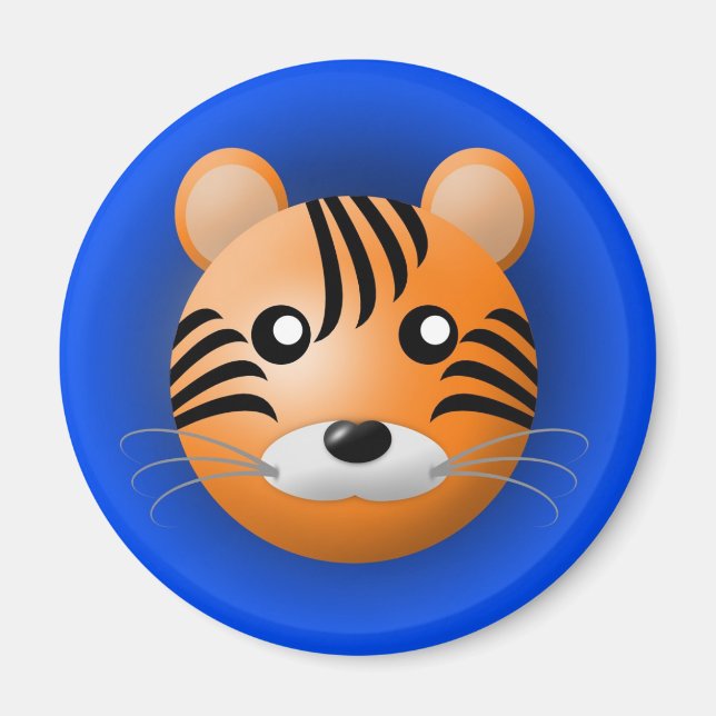 aimant avec animal : tigre (Devant)