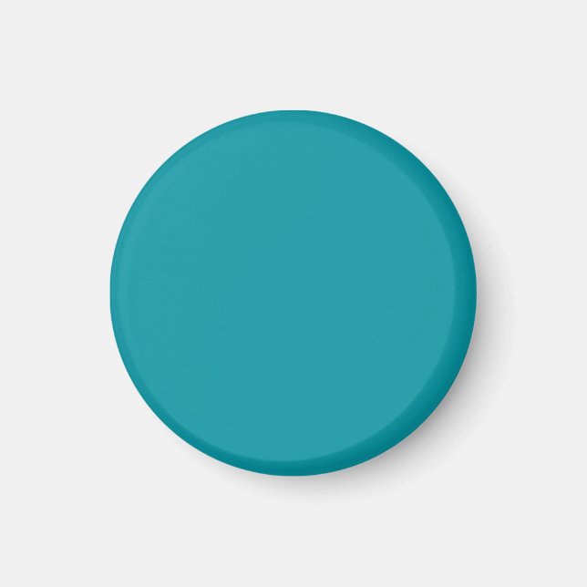 Aimant avec Arrière - plan Turquoise (Devant)