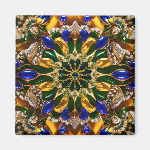 Aimant avec Brésil Couleurs Design