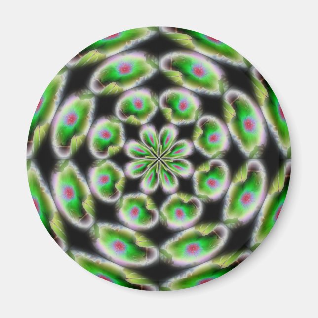 Aimant avec conception abstraite (Devant)