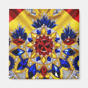 Aimant avec des couleurs roumaines Design