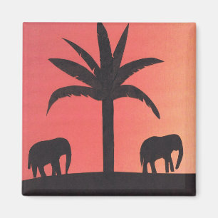 Aimant avec design éléphant