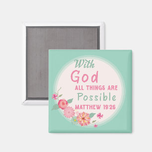 Aimant Avec Dieu, toutes les choses sont possibles (Turqu