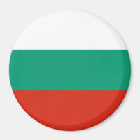 Aimant avec Drapeau de Bulgarie