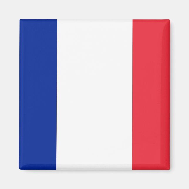 Aimant avec Drapeau de France (Devant)