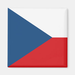 Aimant avec Drapeau de la Tchéquie