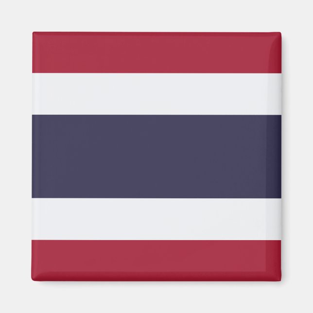 Aimant avec drapeau de la Thaïlande (Devant)