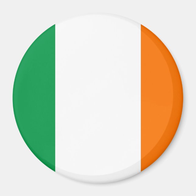 Aimant avec drapeau d'Irlande (Devant)