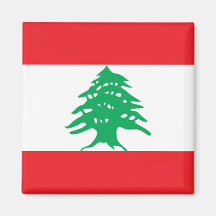 Aimant avec drapeau du Liban