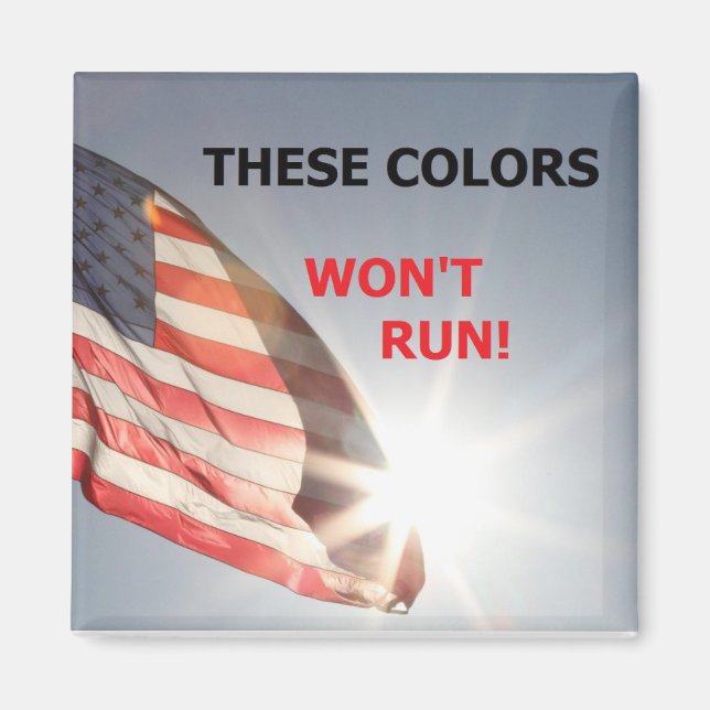 aimant avec drapeau et "CES COULEURS NE FONCTIONNE (Devant)