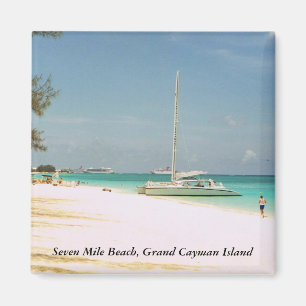 Aimant avec la photo de Grand Cayman