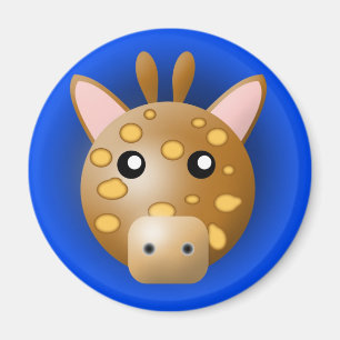 aimant avec l'animal : girafe