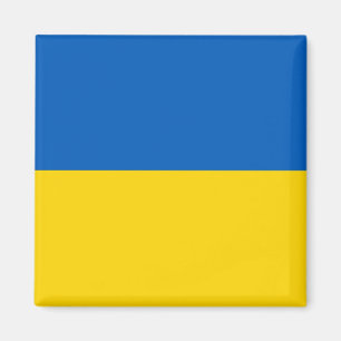 Aimant avec le drapeau de l'Ukraine