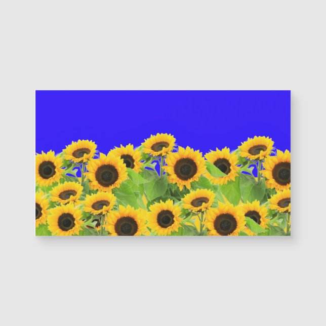 Aimant avec tournesols (Devant)