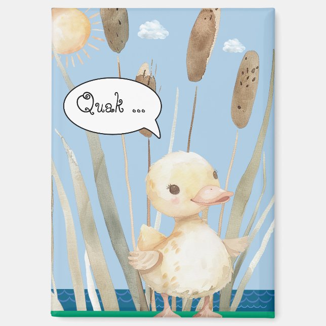 Aimant avec un petit canard dans le bouclier 3 (Recto)