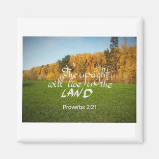 Aimant avec un verset biblique