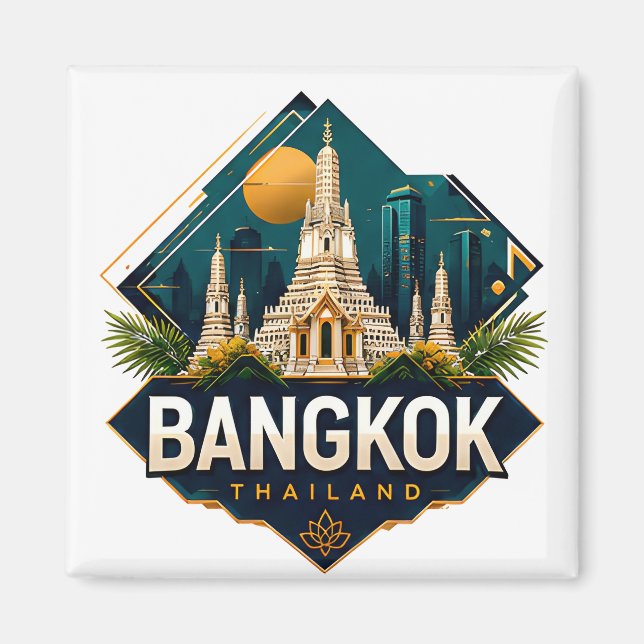 Aimant Aventure à Bangkok Thaïlande (Devant)