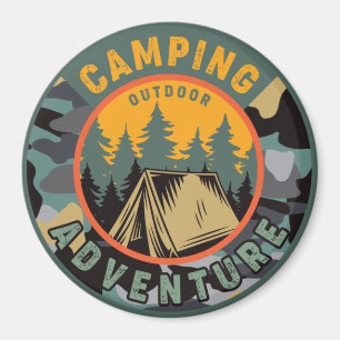 Aimant Aventure Camping