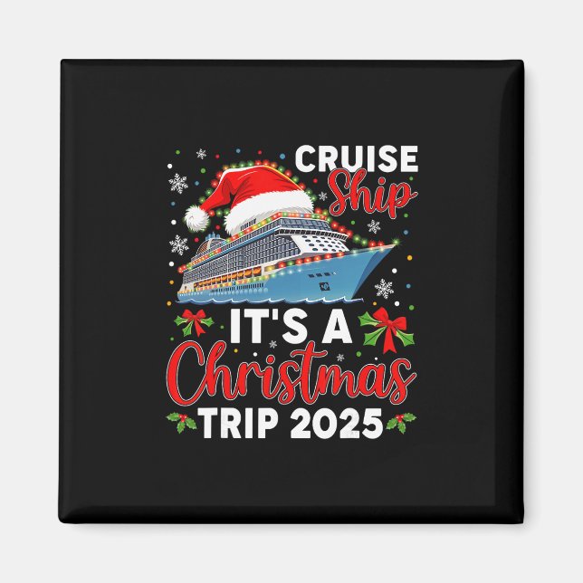 Aimant Aventure de Croisière de Noël 2025  (Devant)