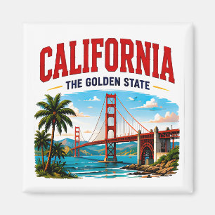 Aimant Aventure de la côte dorée de Californie