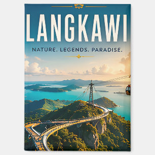 Aimant 🌿 Aventure de l'île de Langkawi en Malaisie 🌉
