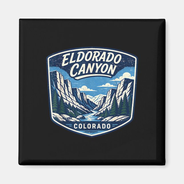 Aimant aventure de randonnée dans le canyon Eldorado Colo (Devant)