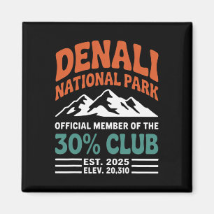 Aimant Aventure de randonnée Denali 30 Pour Cent Club Est