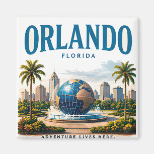 Aimant Aventure ensoleillée d'Orlando