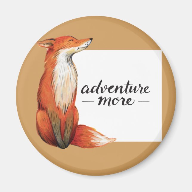 Aimant aventure plus renard (Devant)