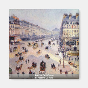 Aimant Avenue De L'Opera By Pissarro Camille
