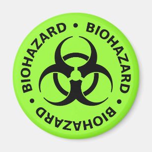 Aimant Avertissement de risque biologique