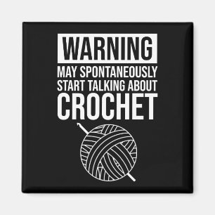 Aimant Avertissement - Peut commencer à parler de crochet