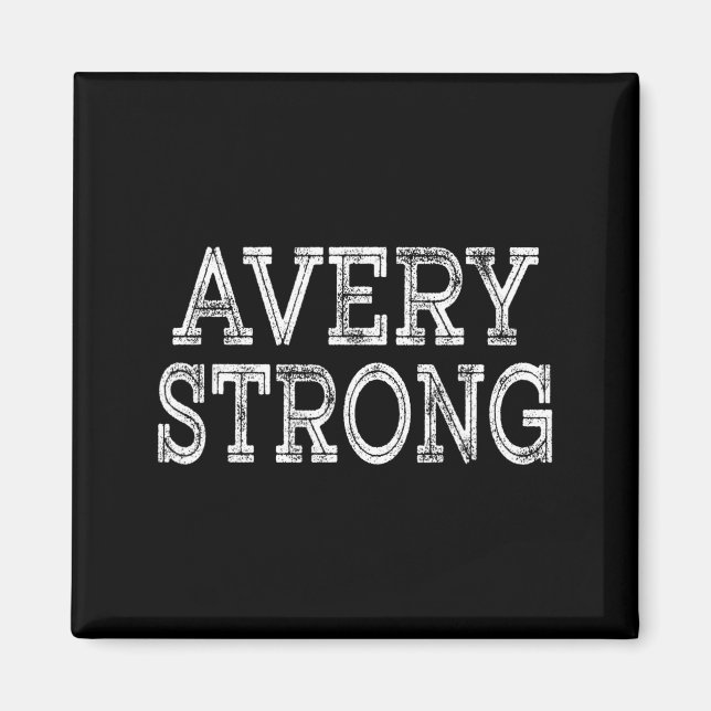 Aimant Avery strong squad family reunion last name team  (Devant)