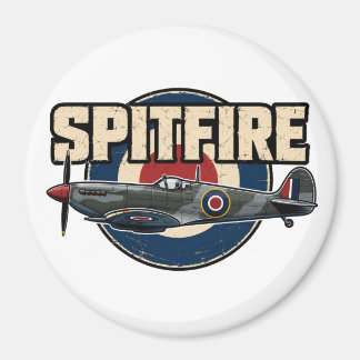 Aimant Avion de combat Spitfire de la Seconde Guerre mond