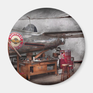 Aimant Avion - Le hangar de réparation