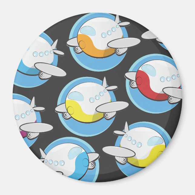 Aimant Avions Jouets (Devant)