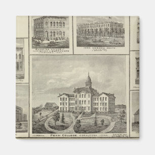 Aimant Avoca Penn College, immeubles d'Oskaloosa à Dexte
