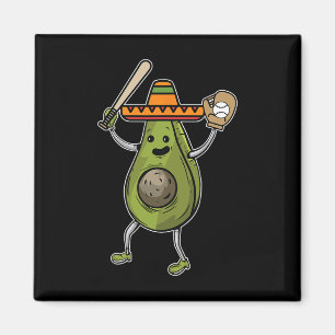 Aimant Avocado Bysebyll Cinco De Mayo Drôle Avogato Mexiq