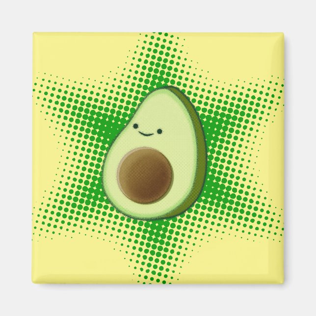 Aimant Avocado Superstar (Devant)