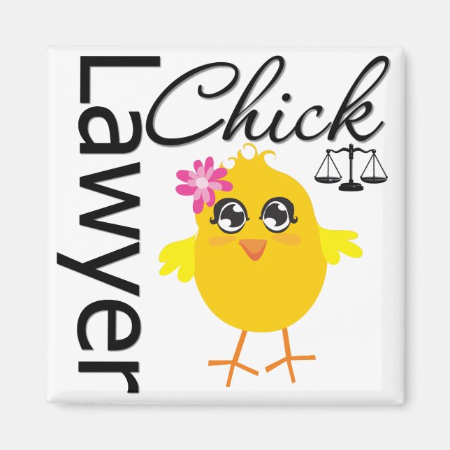 Aimant Avocat Chick (Devant)