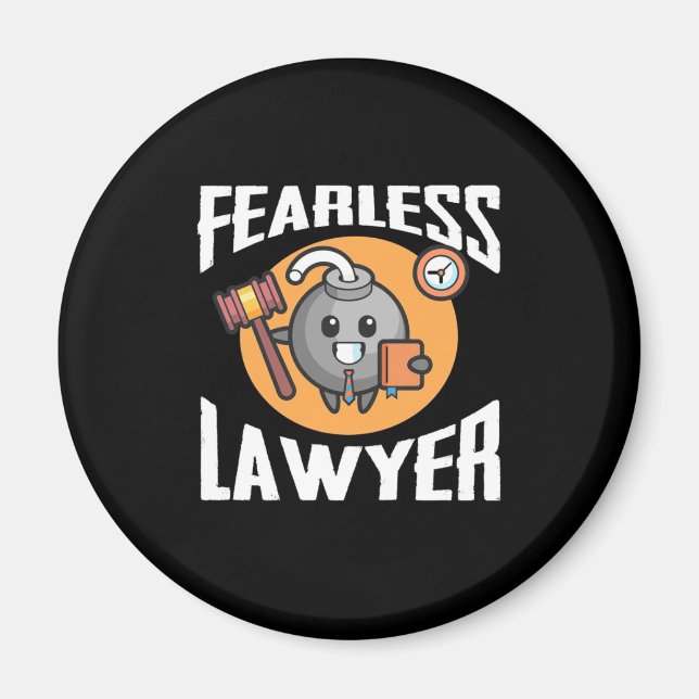 Aimant Avocat sans peur (Devant)