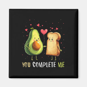 Aimant Avocat Toast Vous Me Complétez Drôle Vegan Fruit L