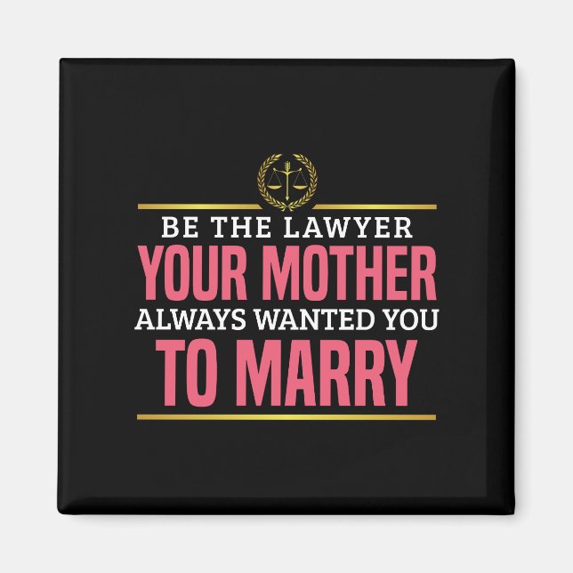 Aimant Avocate féministe - Motivational Femme Leader (Devant)