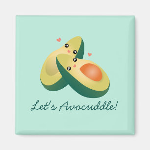 Aimant Avocuddle Funny mignon Avocados Humour de jeu de m
