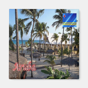 Aimant AW - Aruba - Manchebo Beach