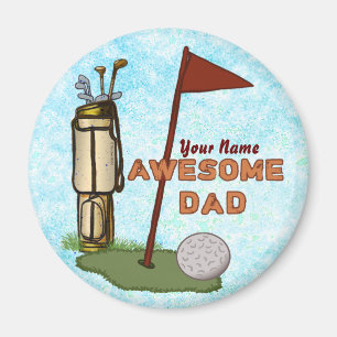 Aimant Awesome Golf Papa