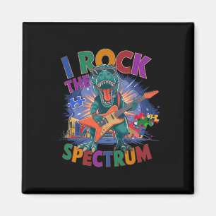Aimant Awesome Je Rock Le Spectre Autisme Papa Paix Amour