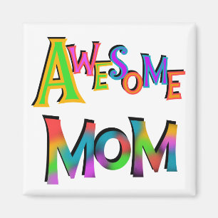 Aimant Awesome Maman T-shirts et cadeaux