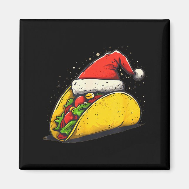 Aimant Awesome Taco Outfit For Xmas Tacos Lovers  (Devant)