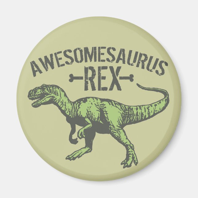 Aimant Awesomesaurus Rex (Devant)